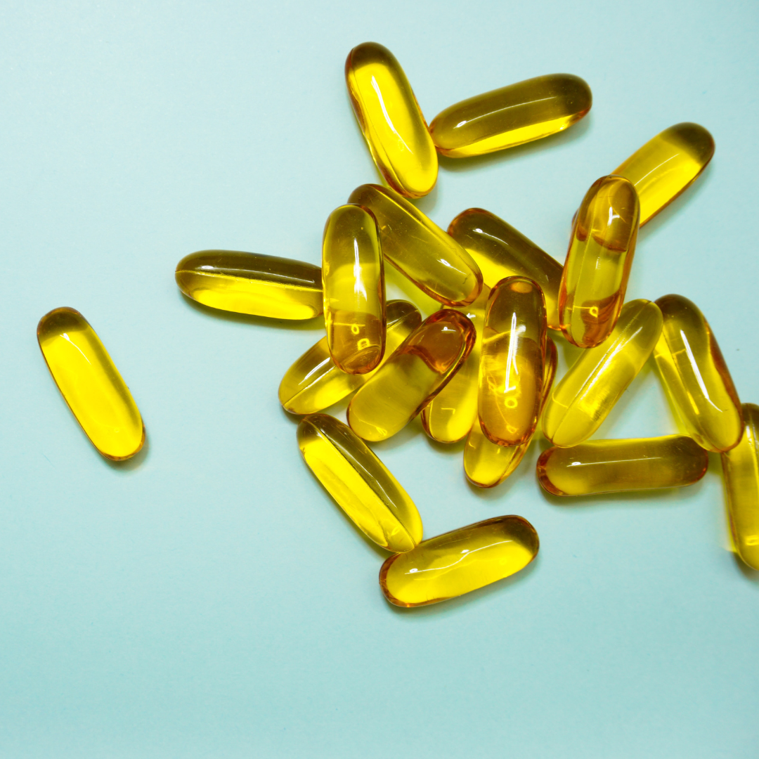 An image of Vitamin E capsules
